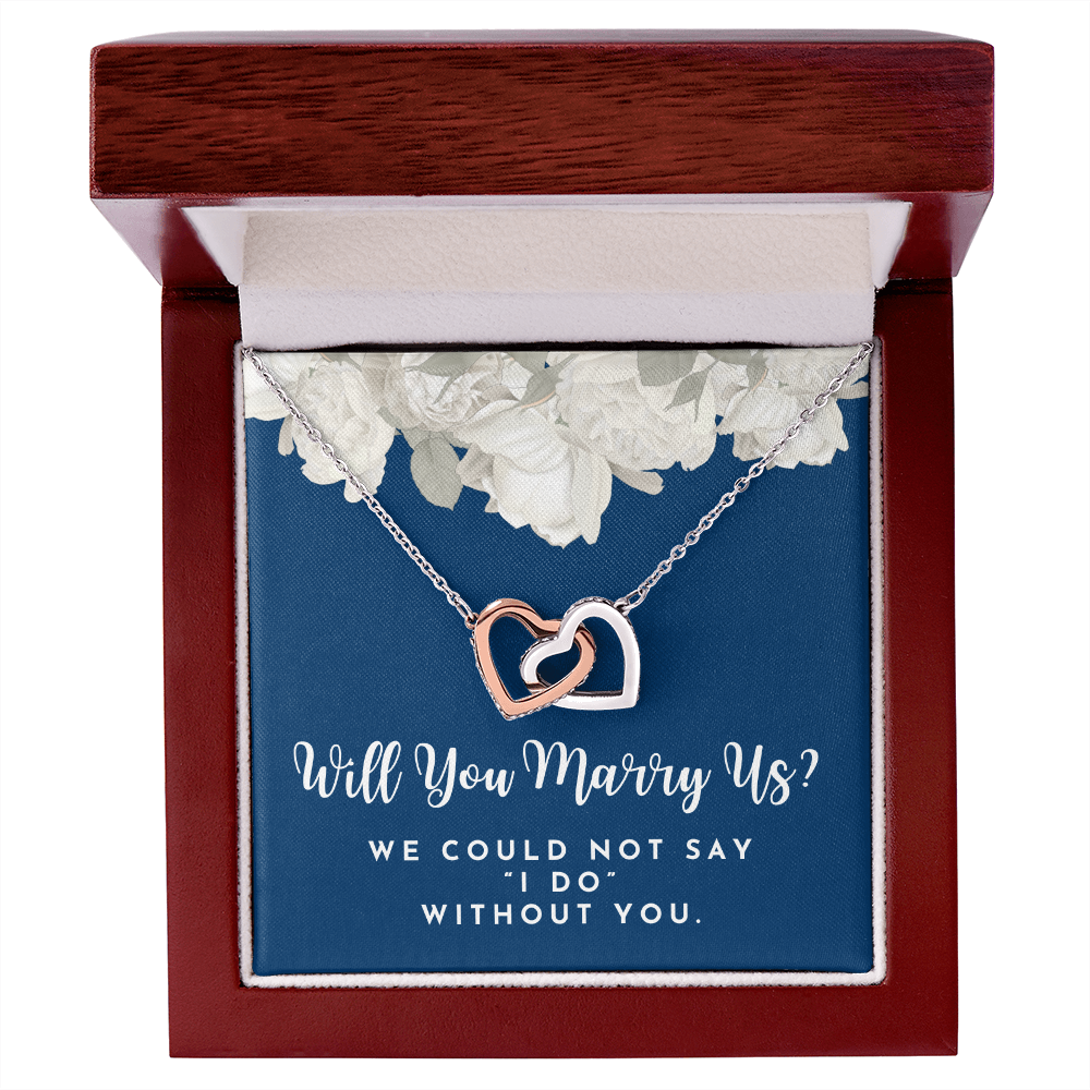 Officiant Proposal Gift | Marry Us Necklace 0589T3