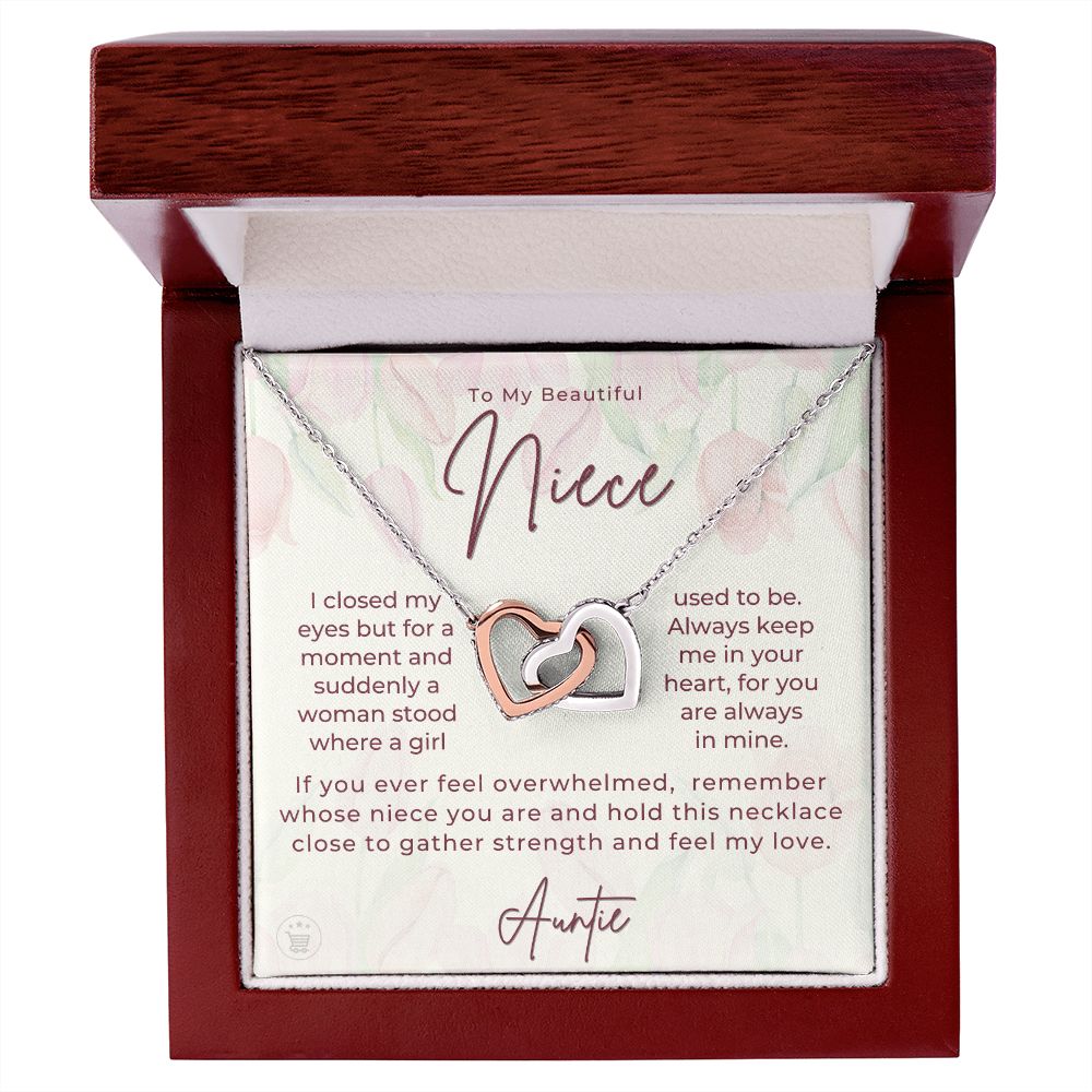 Niece Gift From Aunt | In My Heart Necklace 0631T6