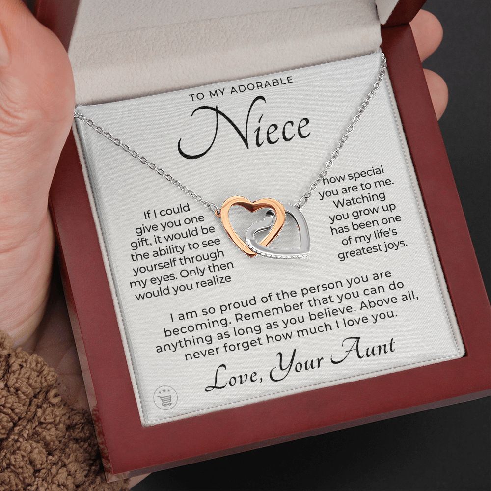 Niece Gift From Aunt | My Love Necklace 0628T5