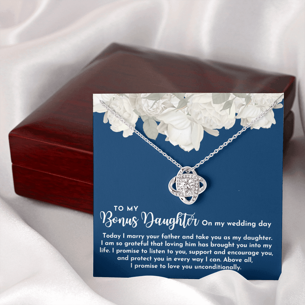 Stepdaughter Wedding Gift | Promise Necklace 0551T4