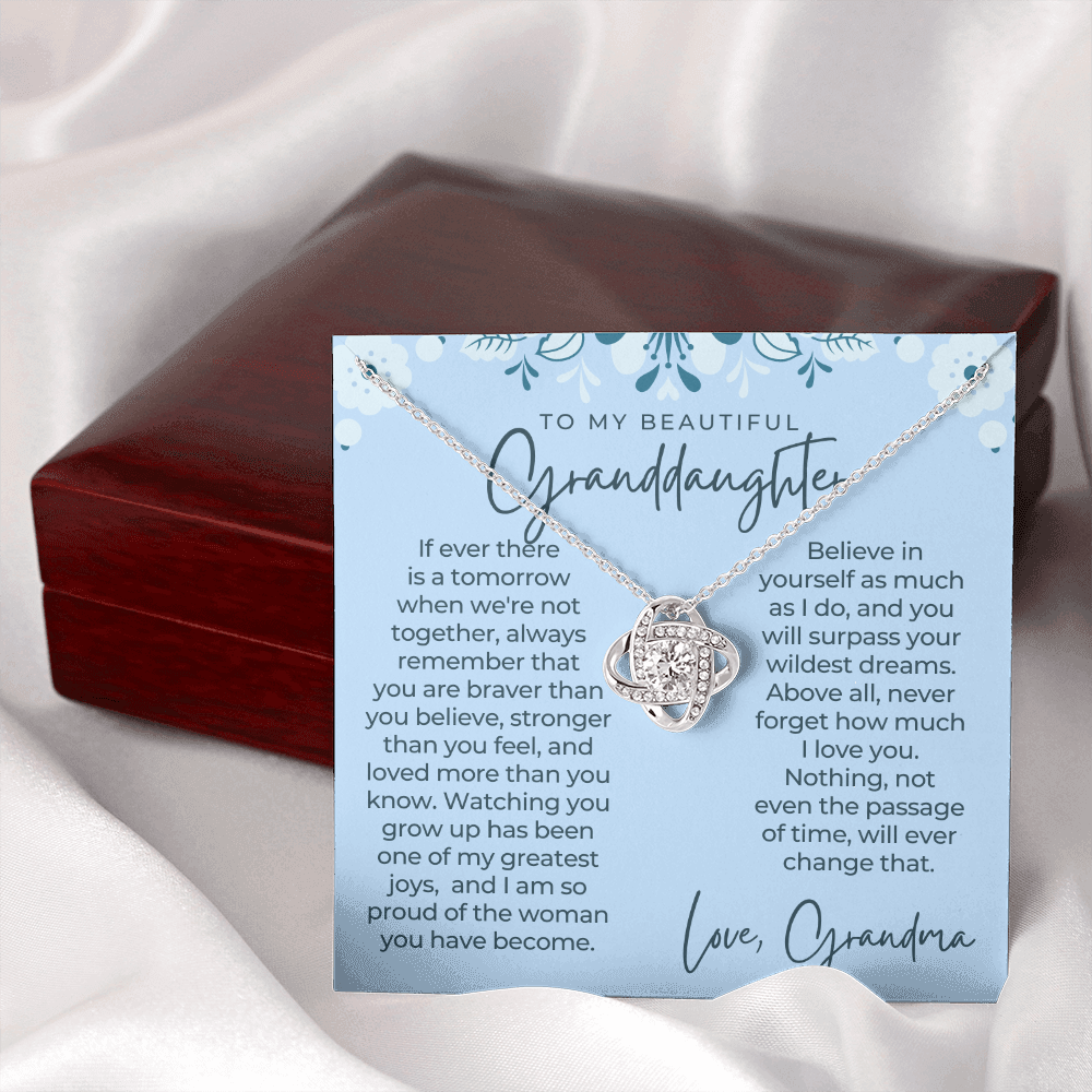 Granddaughter Gift | Believe Necklace 0547T12