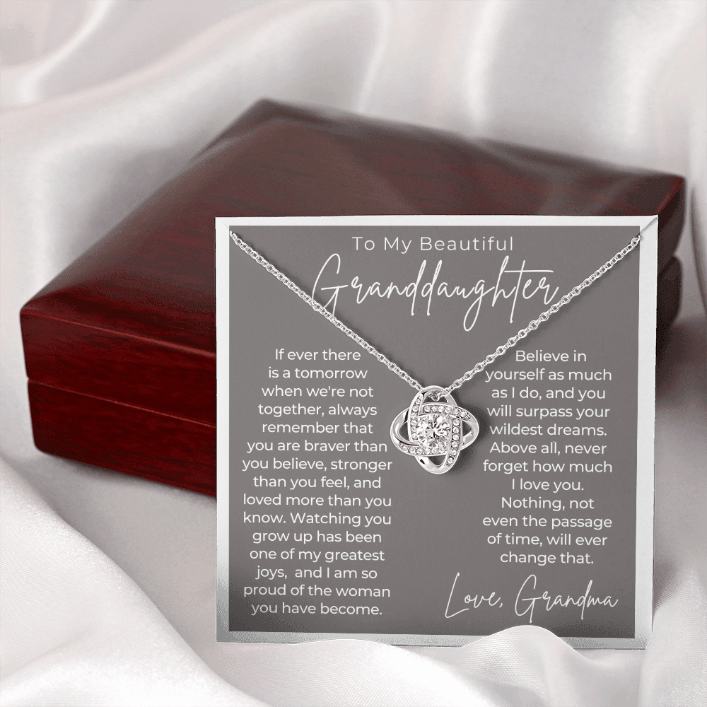 Granddaughter Gift | Believe Necklace 0547T5