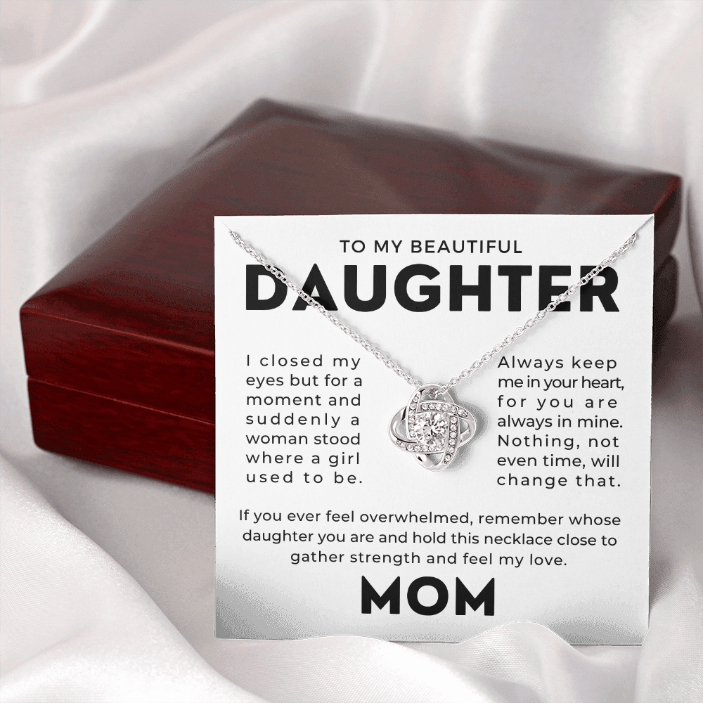 Daughter Gift From Mom | Keep Me Necklace 0580T9