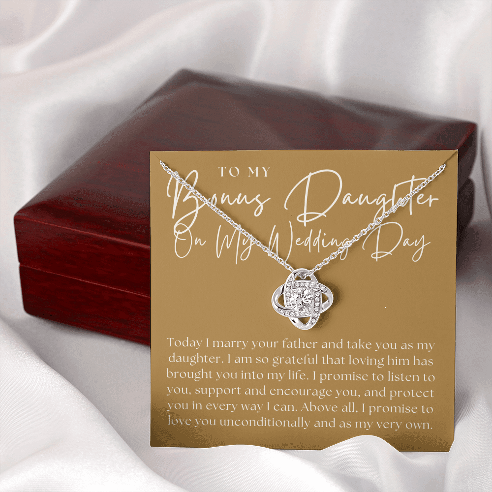 Stepdaughter Wedding Gift | Promise Necklace 0551T7