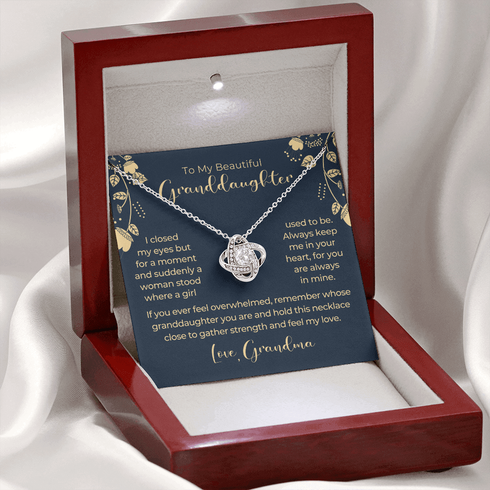 Granddaughter Gift | In My Heart Necklace 0544T14