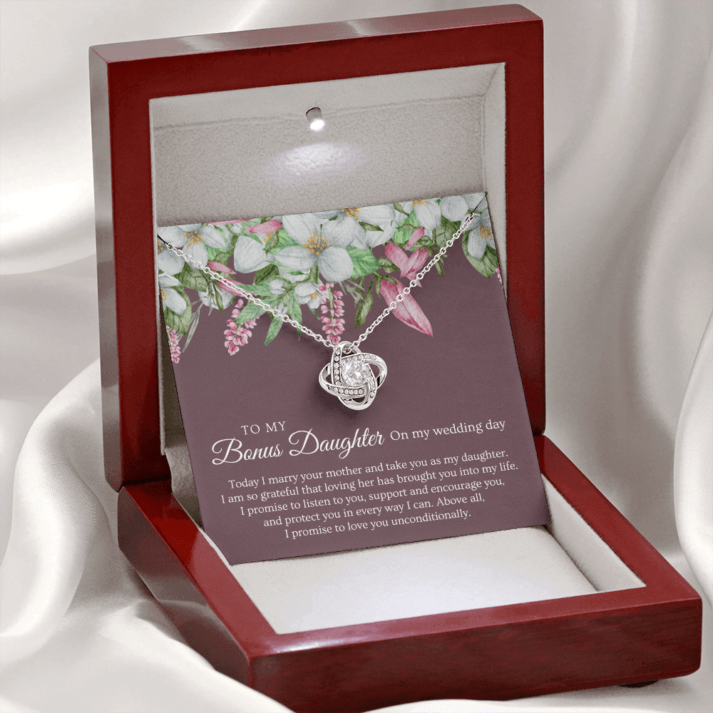 Stepdaughter Wedding Gift  | Promise Necklace 0550T3