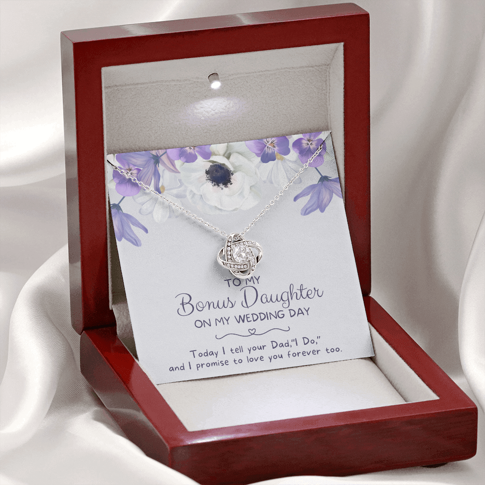 Stepdaughter Wedding Gift | Forever Necklace 0553T6