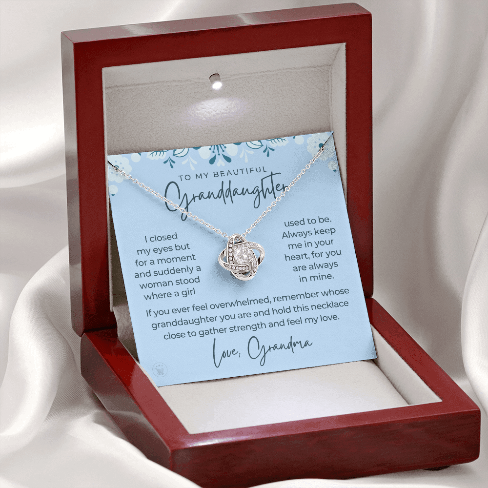 Granddaughter Gift | In My Heart Necklace 0544T12