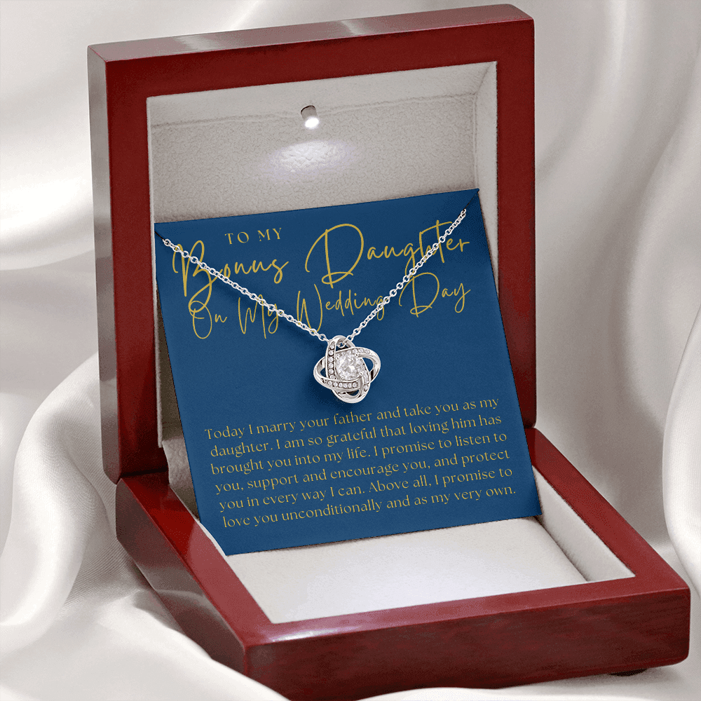 Stepdaughter Wedding Gift | Promise Necklace 0551T6