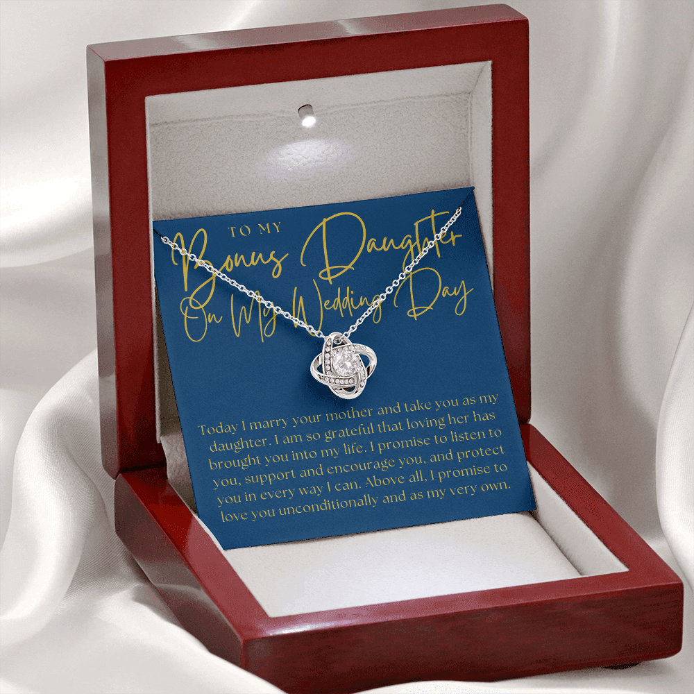 Stepdaughter Wedding Gift | Promise Necklace 0550T6