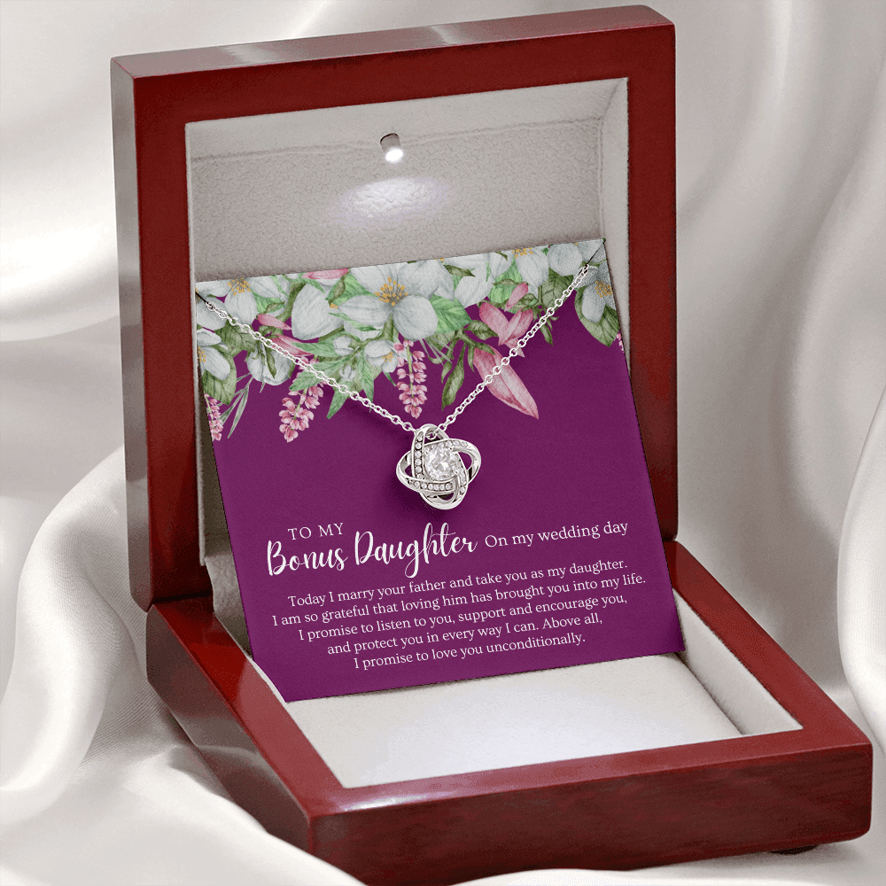 Stepdaughter Wedding Gift | Promise Necklace 0551T2