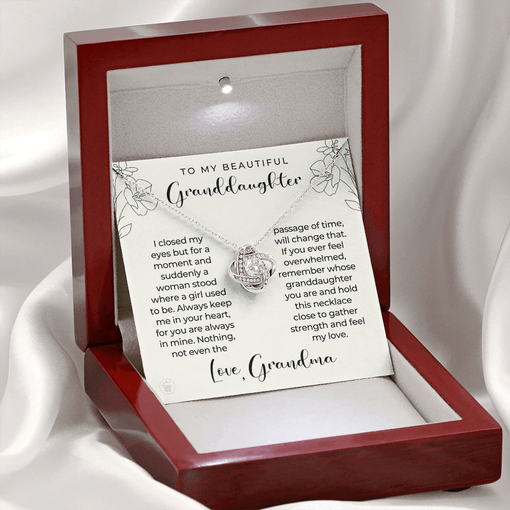 Granddaughter Gift | In My Heart Necklace 0544T10