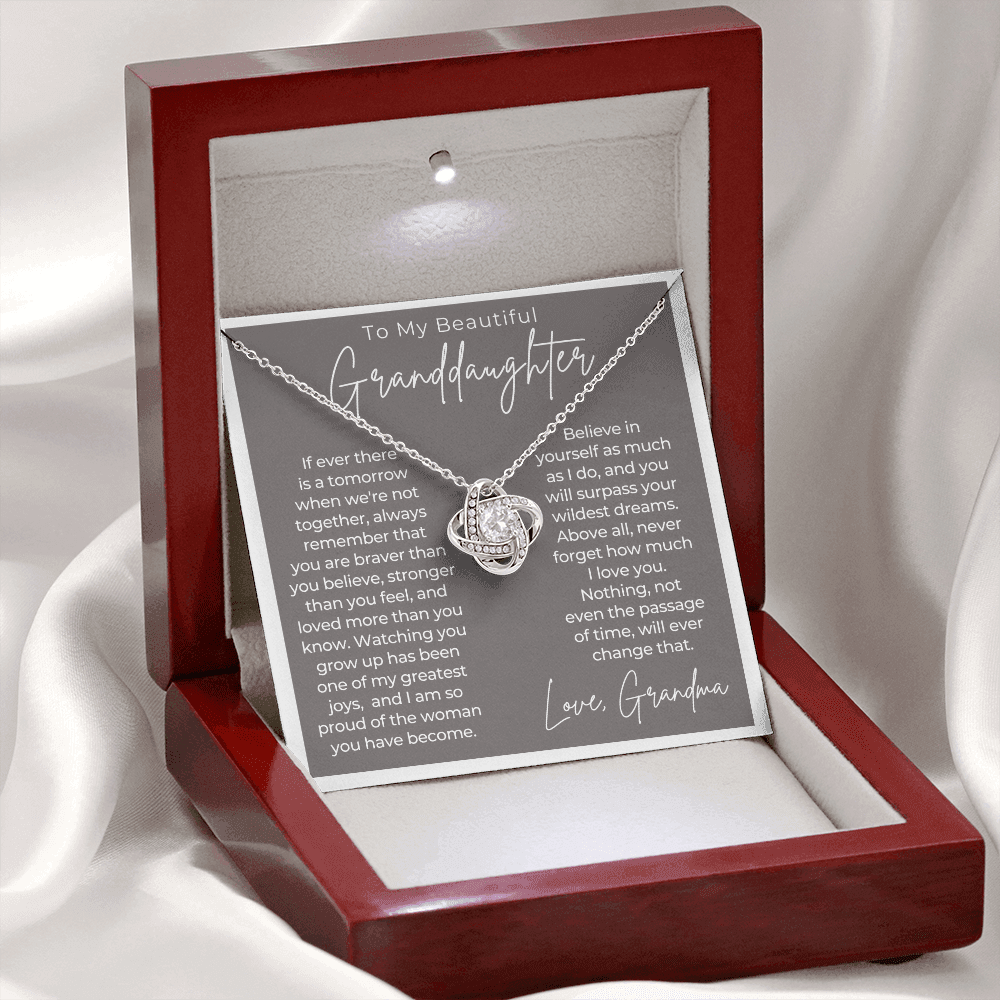 Granddaughter Gift | Believe Necklace 0547T5