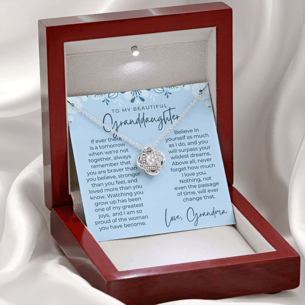 Granddaughter Gift | Believe Necklace 0547T12