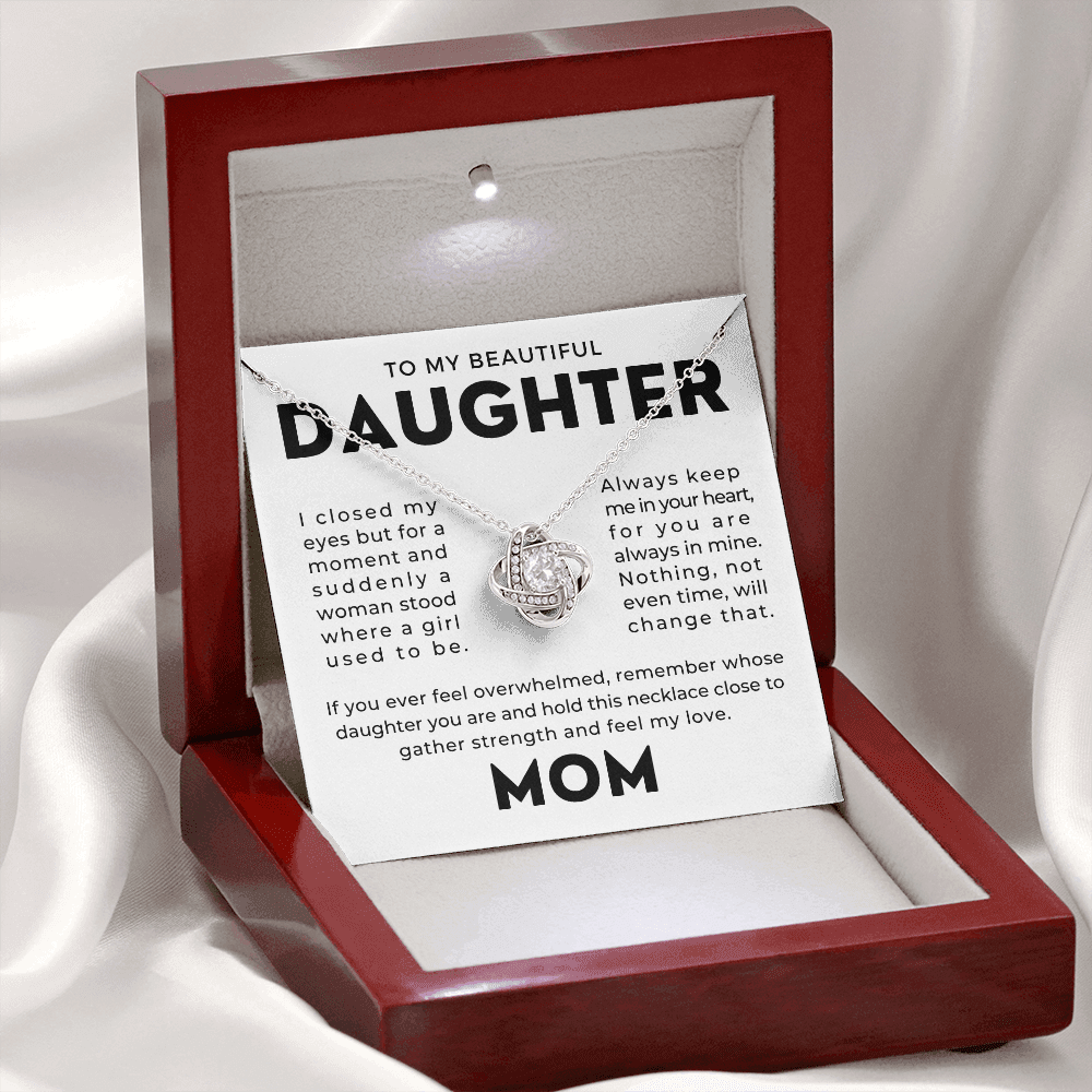 Daughter Gift From Mom | Keep Me Necklace 0580T9