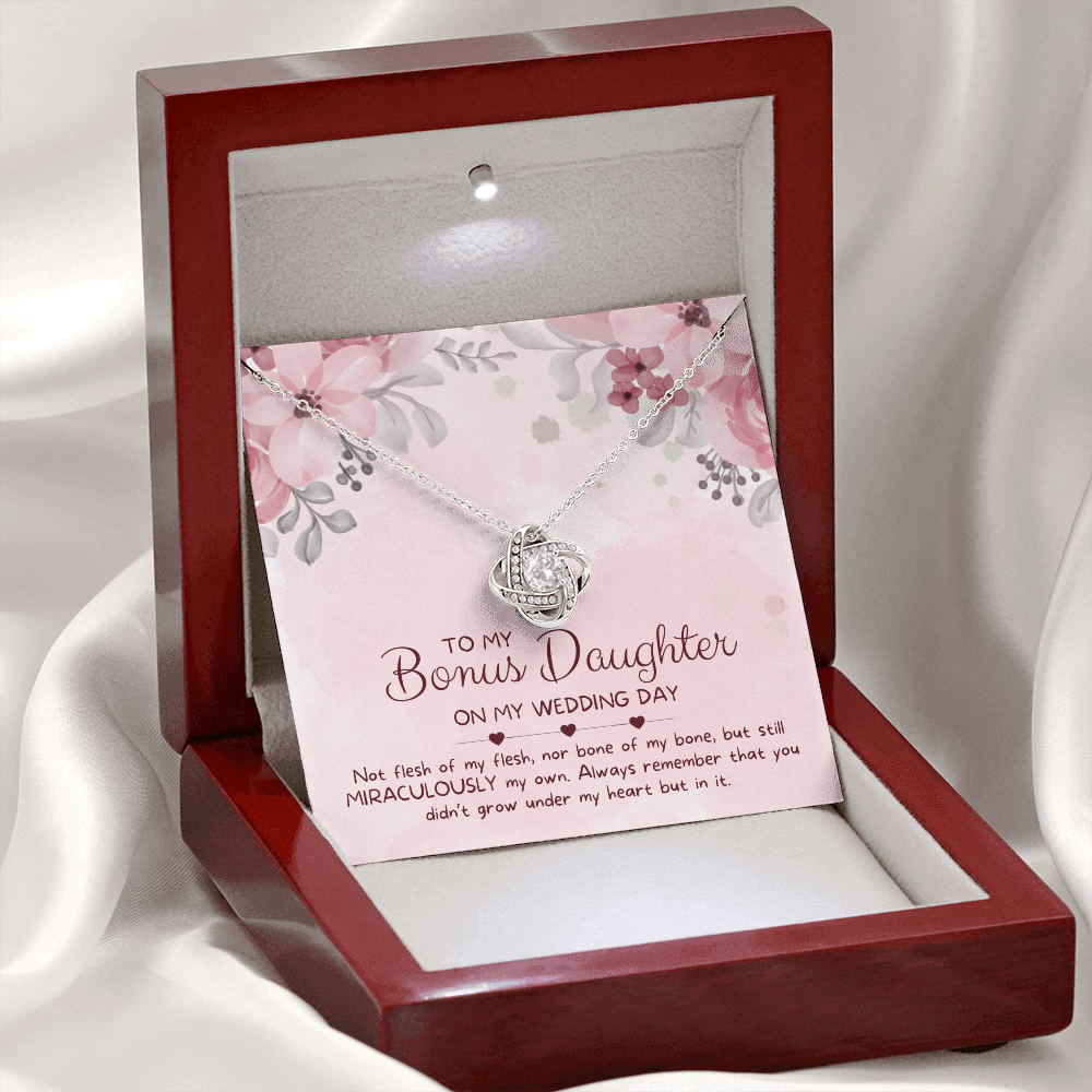 Stepdaughter Wedding Gift | In My Heart Necklace 0554T8