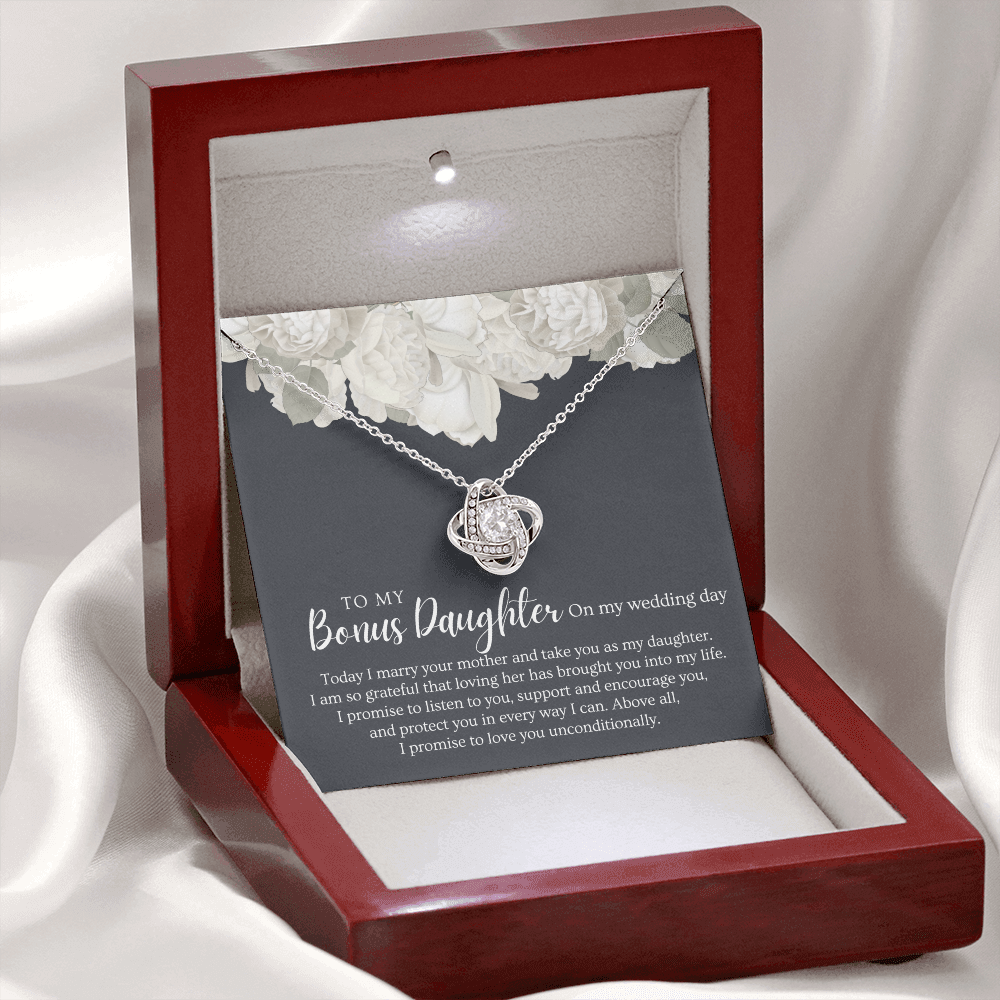 Stepdaughter Wedding Gift | Promise Necklace 0550T1