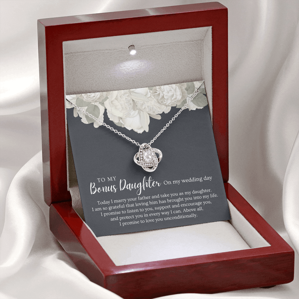 Stepdaughter Wedding Gift  | Promise Necklace 0551T1