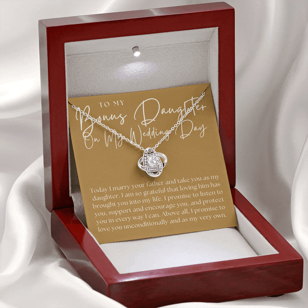 Stepdaughter Wedding Gift | Promise Necklace 0551T7