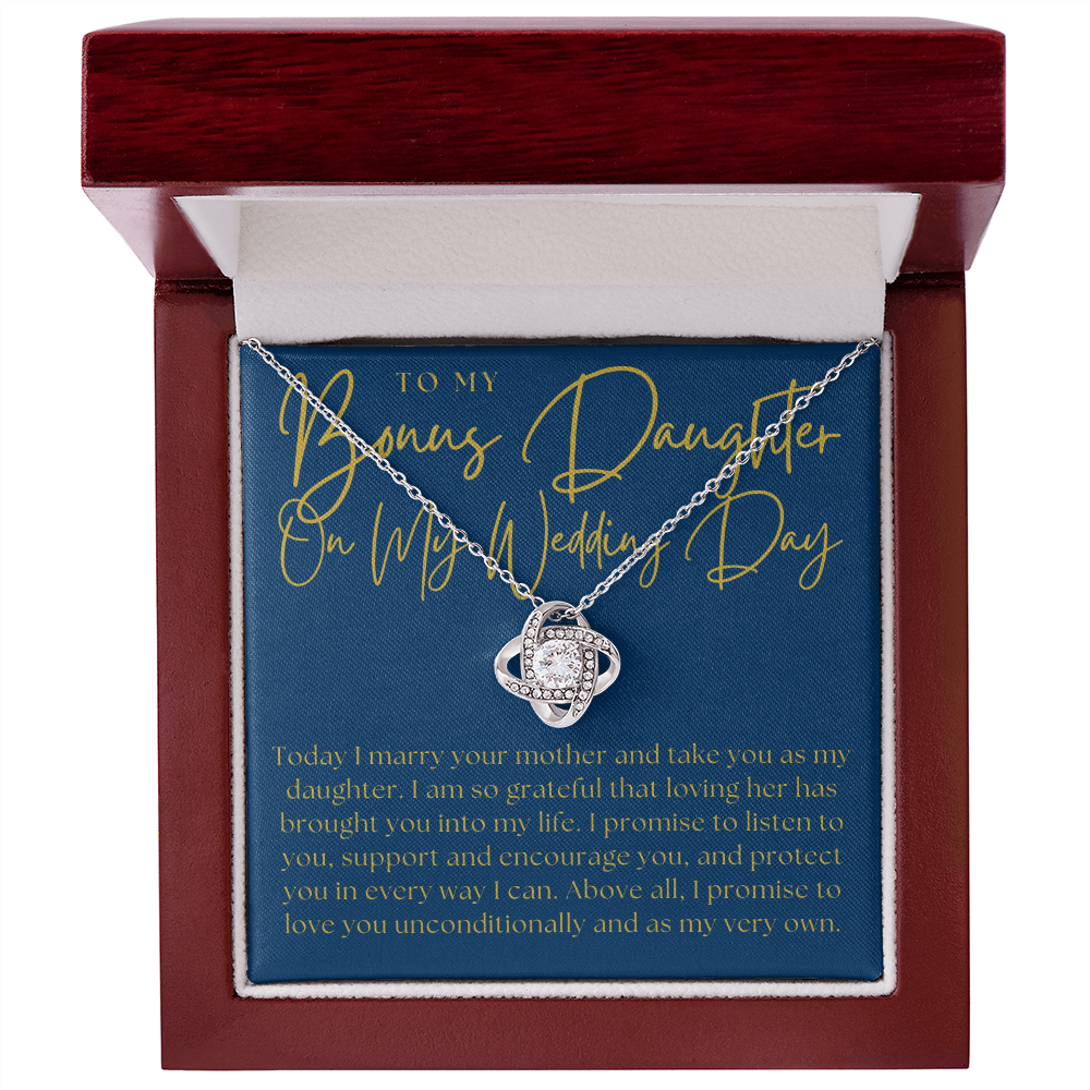 Stepdaughter Wedding Gift | Promise Necklace 0550T6