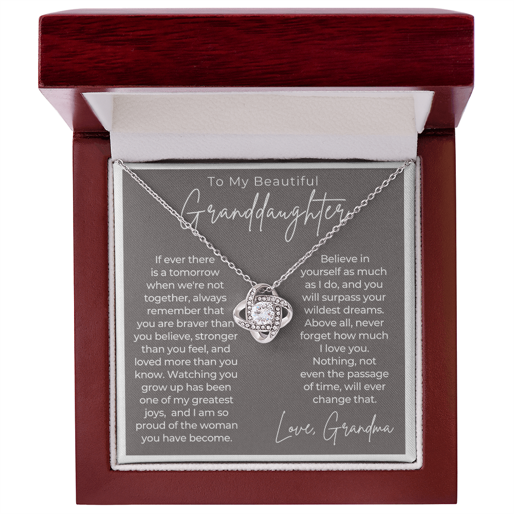 Granddaughter Gift | Believe Necklace 0547T5