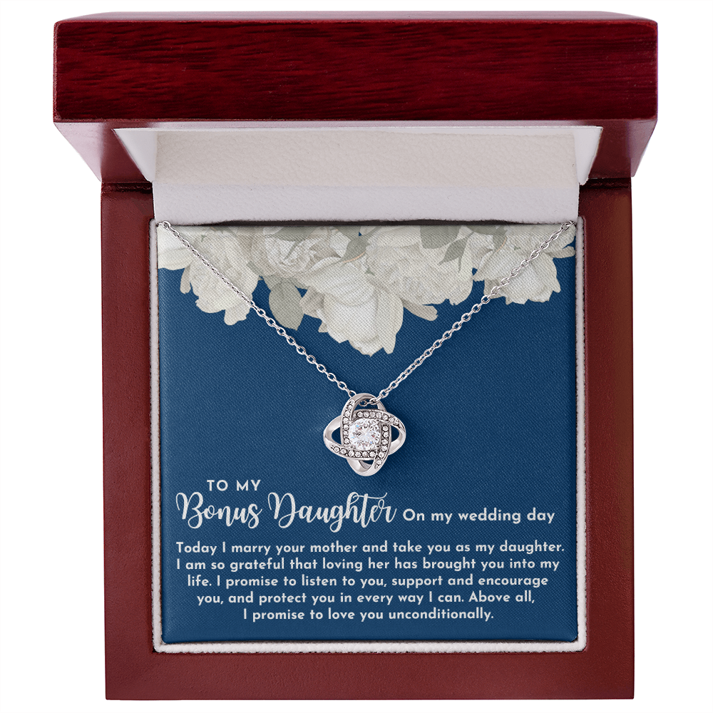 Stepdaughter Wedding Gift | Promise Necklace 0550T4