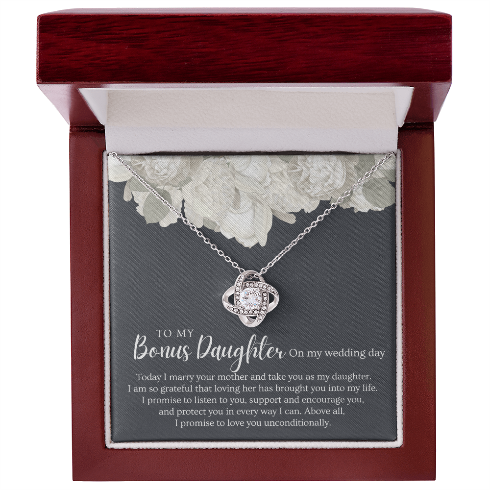 Stepdaughter Wedding Gift | Promise Necklace 0550T1