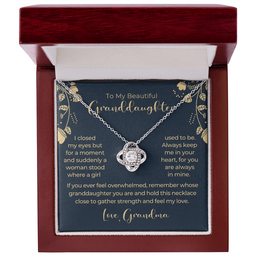 Granddaughter Gift | In My Heart Necklace 0544T14