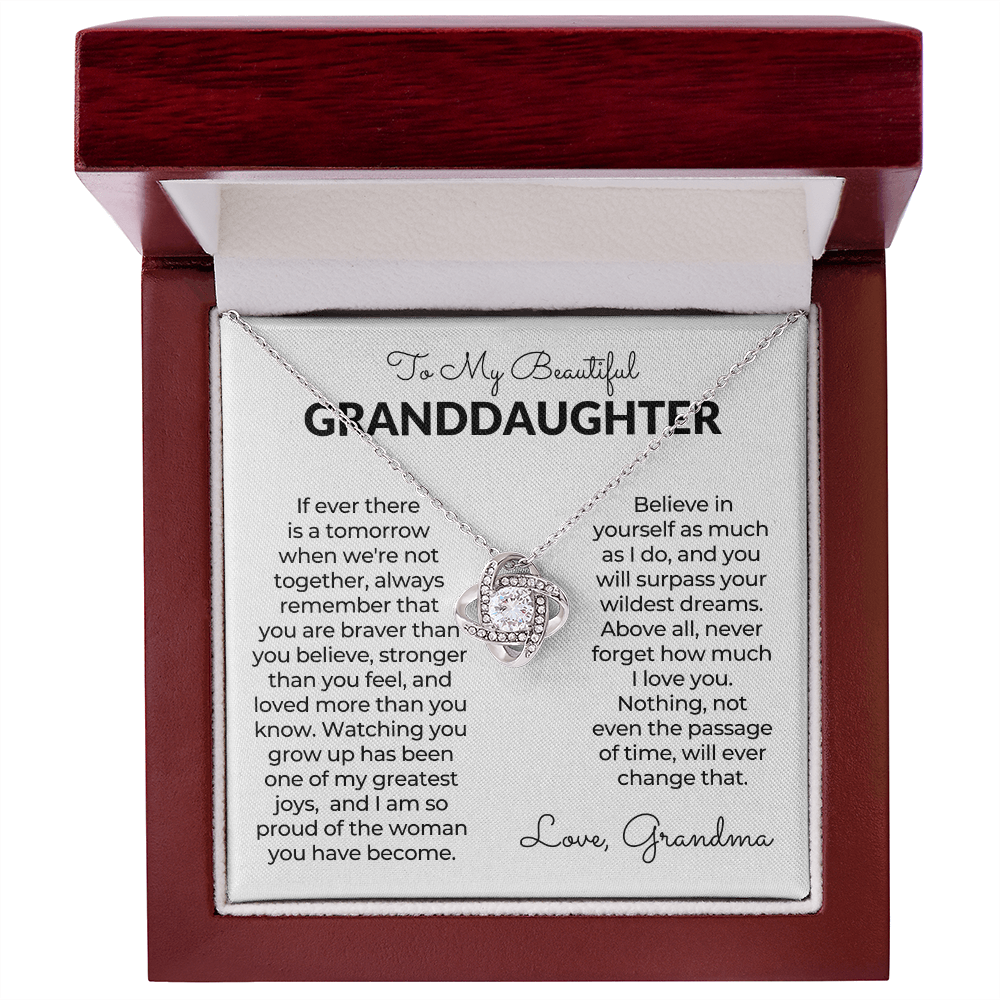 Granddaughter Gift | Believe Necklace 0547T3