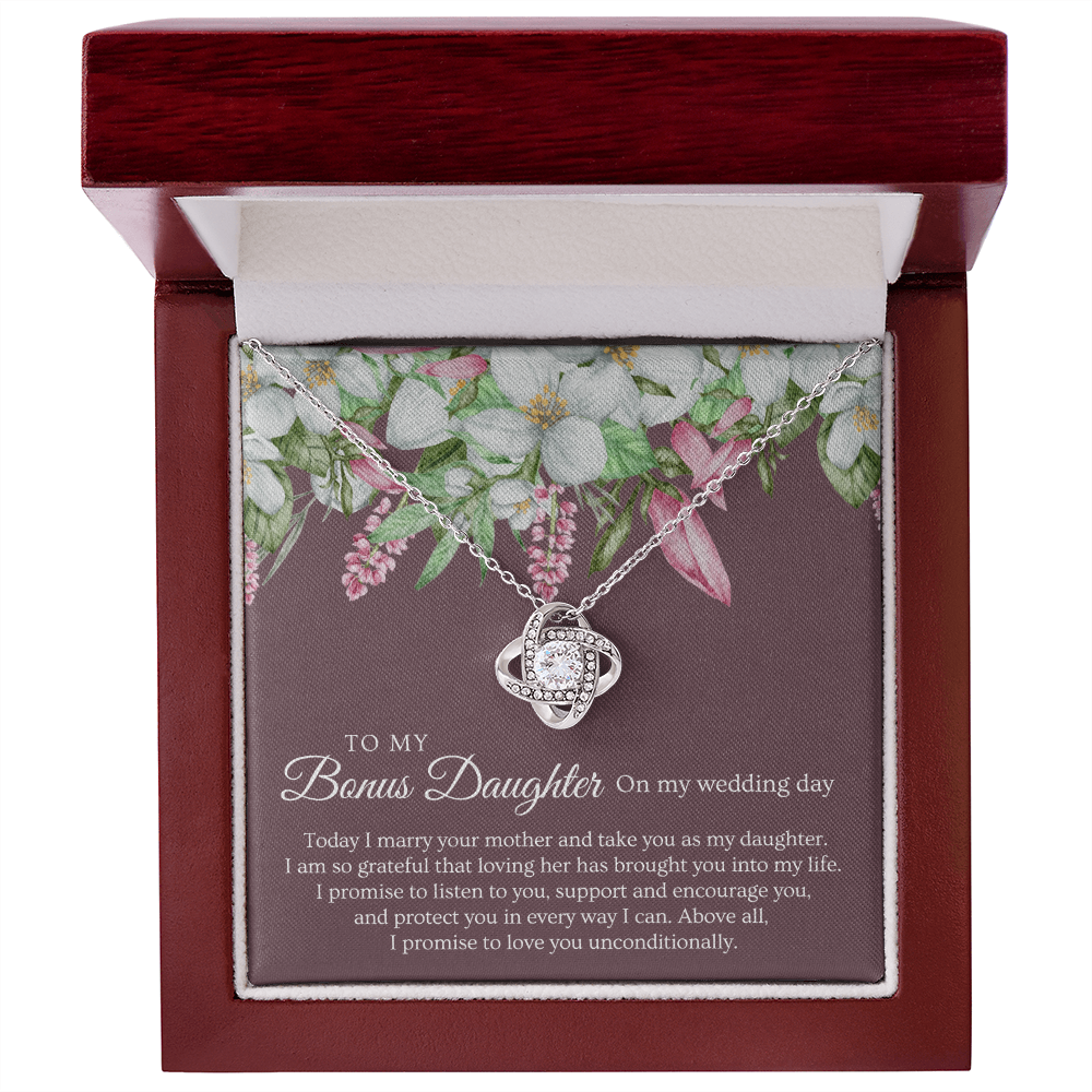 Stepdaughter Wedding Gift  | Promise Necklace 0550T3