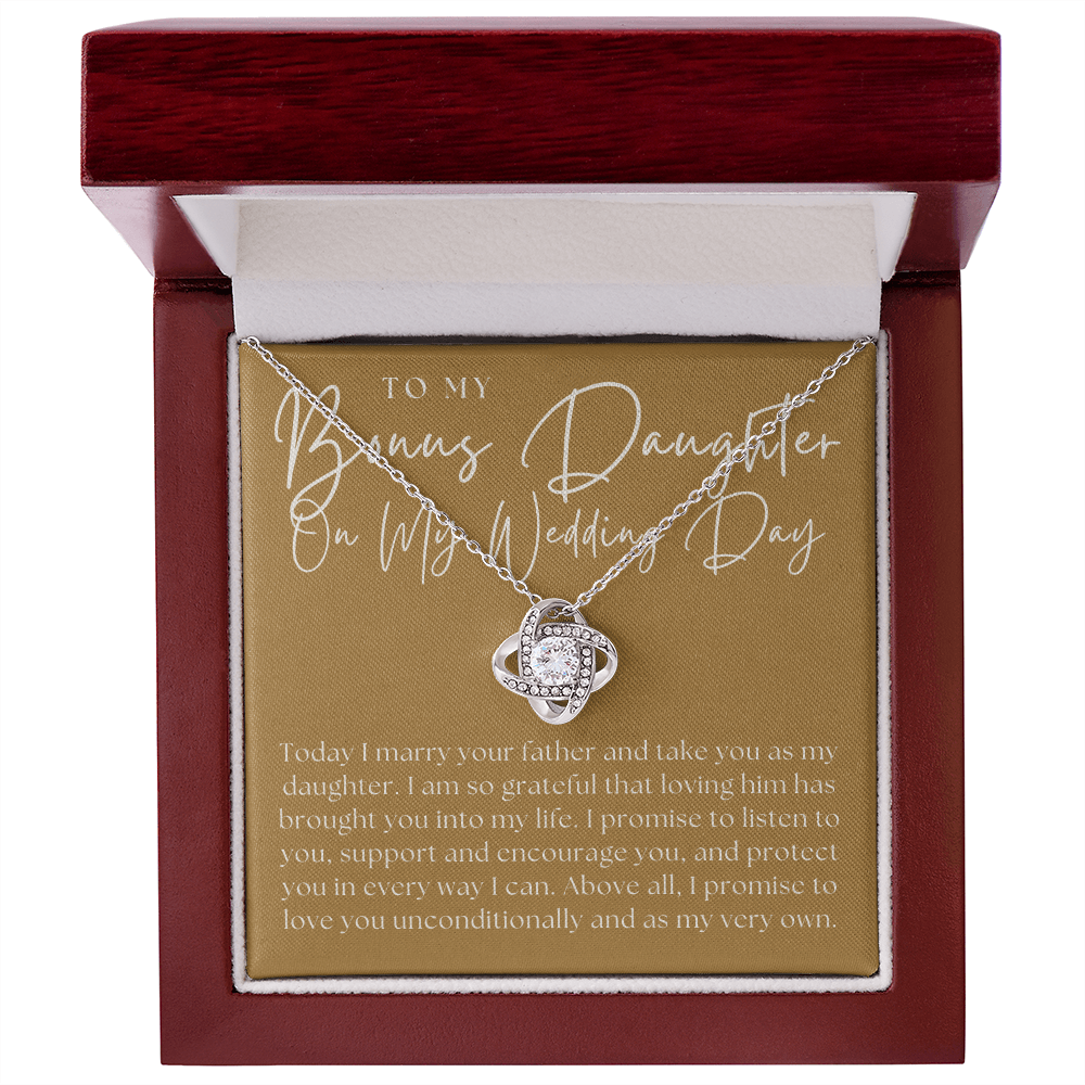 Stepdaughter Wedding Gift | Promise Necklace 0551T7