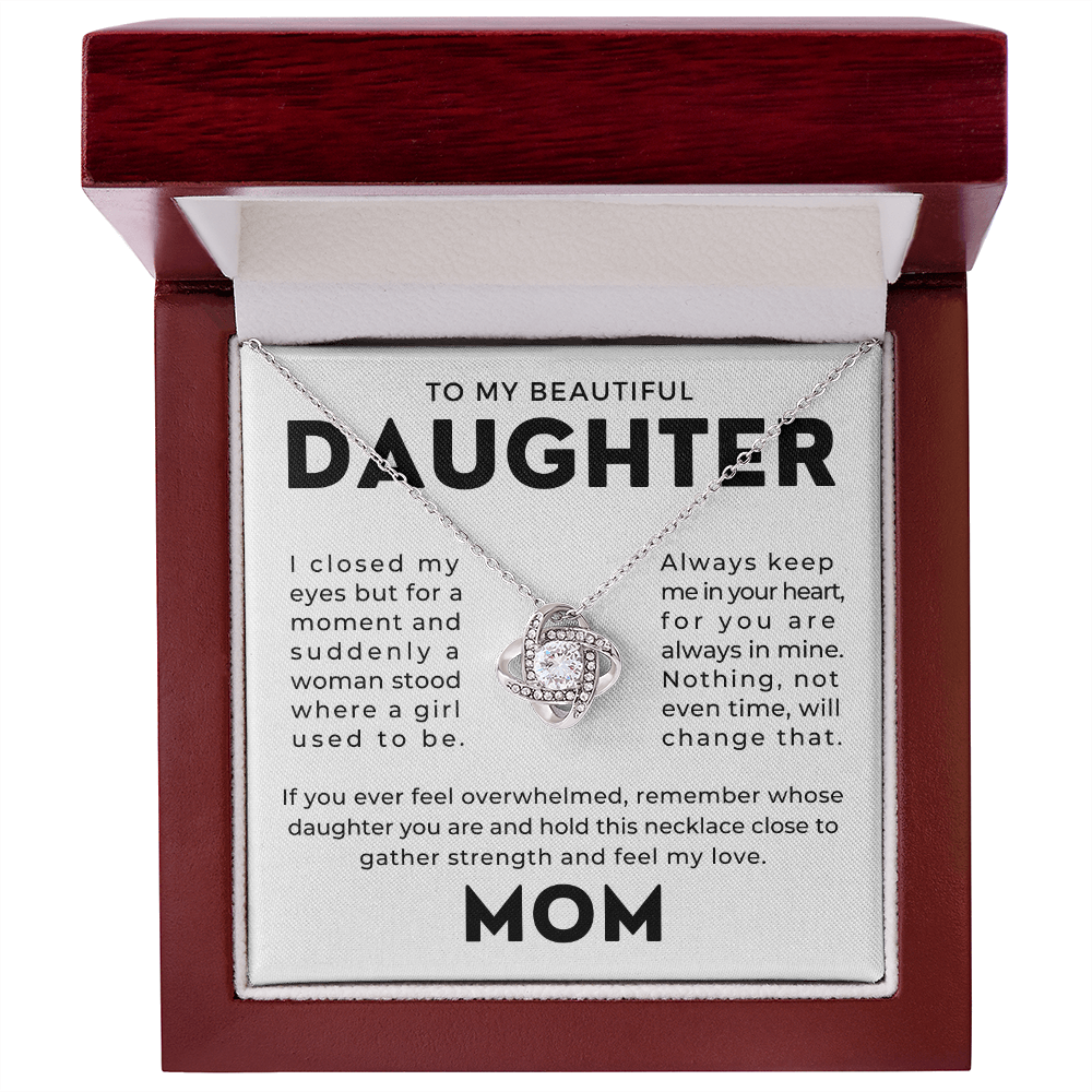 Daughter Gift From Mom | Keep Me Necklace 0580T9