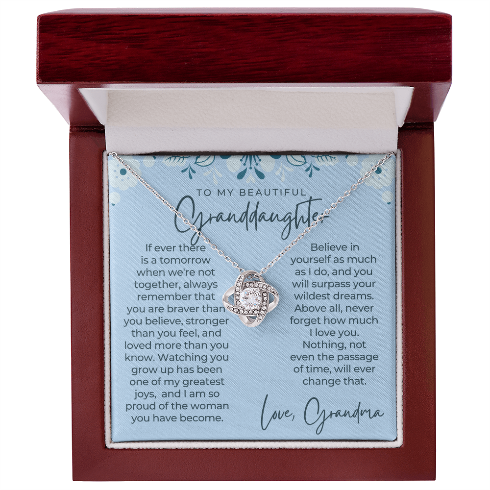 Granddaughter Gift | Believe Necklace 0547T12