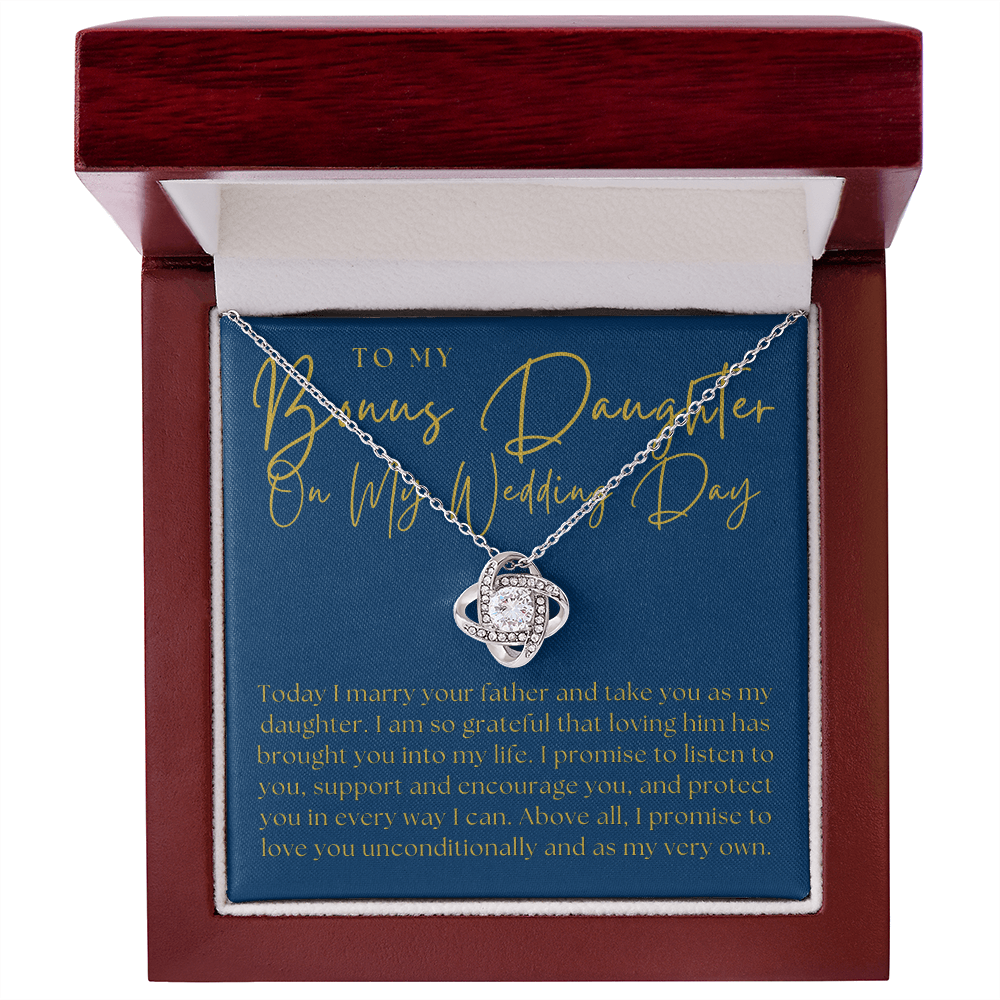 Stepdaughter Wedding Gift | Promise Necklace 0551T6