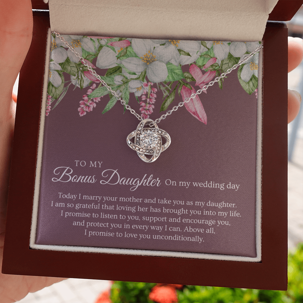 Stepdaughter Wedding Gift  | Promise Necklace 0550T3