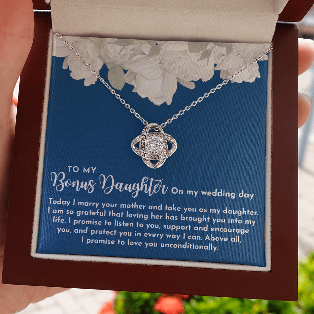 Stepdaughter Wedding Gift | Promise Necklace 0550T4