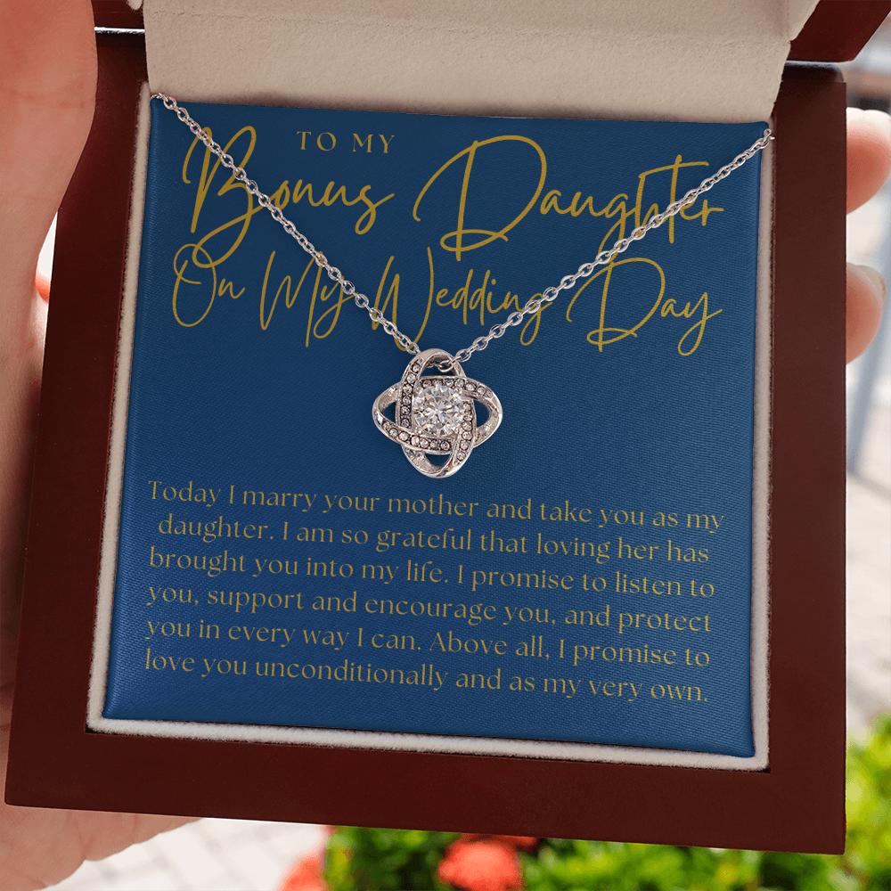 Stepdaughter Wedding Gift | Promise Necklace 0550T6