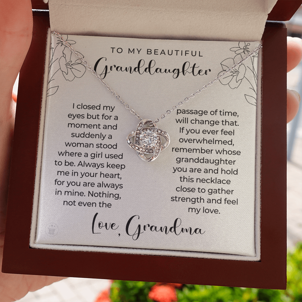 Granddaughter Gift | In My Heart Necklace 0544T10