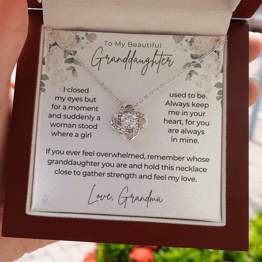 Granddaughter Gift | In My Heart Necklace 0544T11