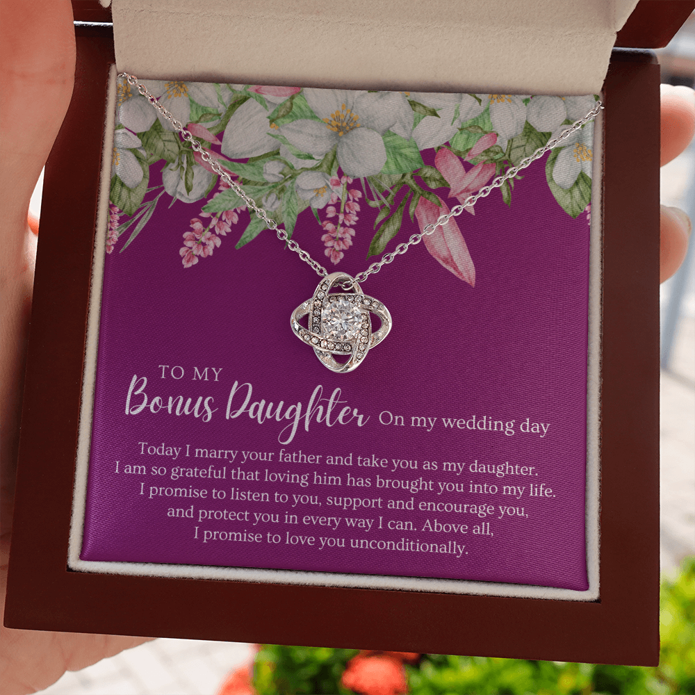 Stepdaughter Wedding Gift | Promise Necklace 0551T2