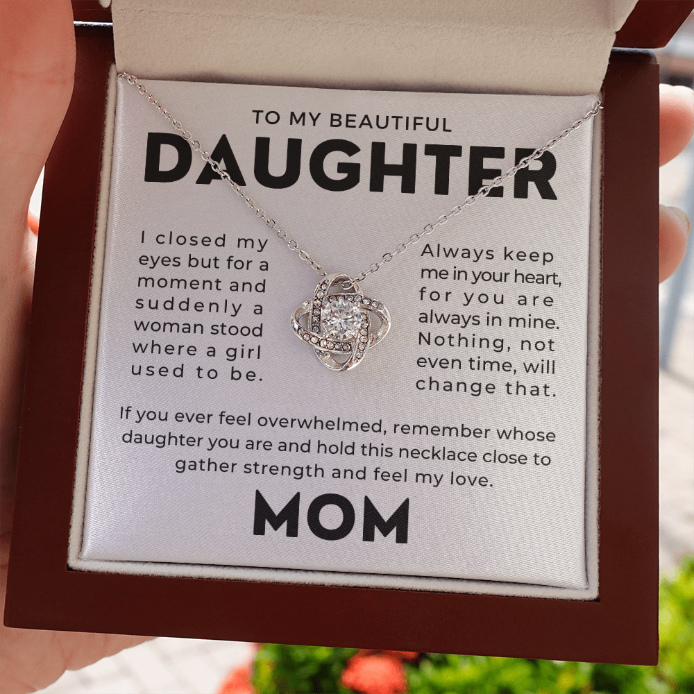 Daughter Gift From Mom | Keep Me Necklace 0580T9