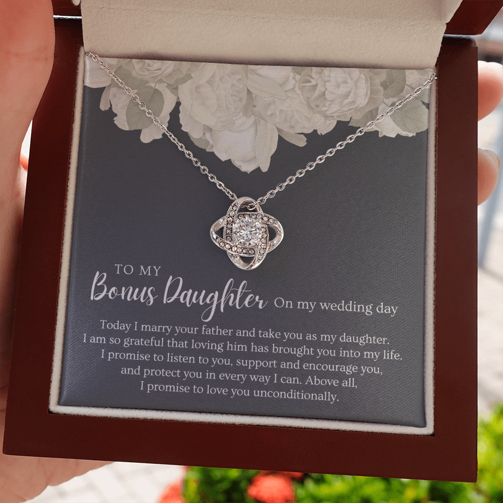 Stepdaughter Wedding Gift  | Promise Necklace 0551T1