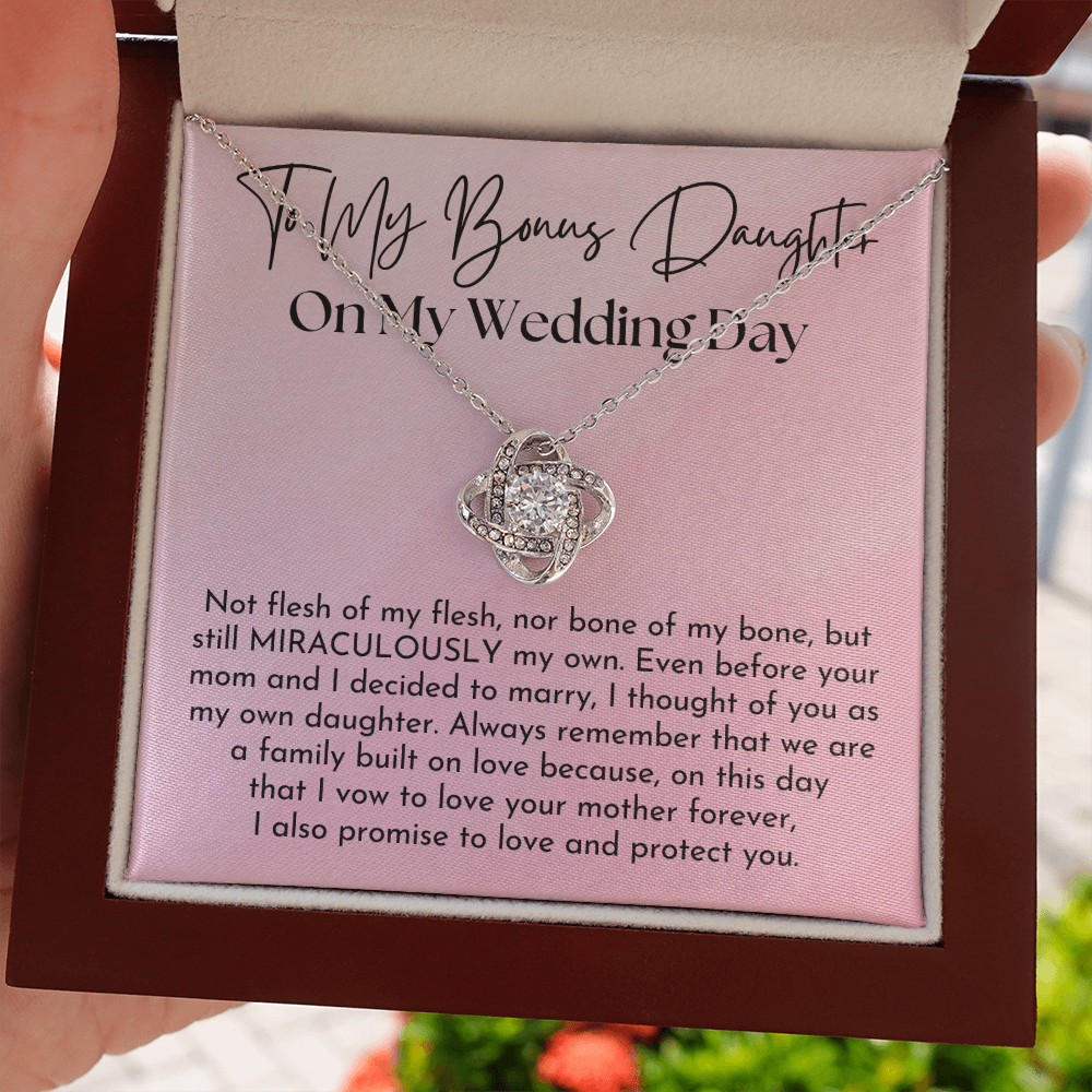 Stepdaughter Wedding Gift | On This Day Necklace 0555T5