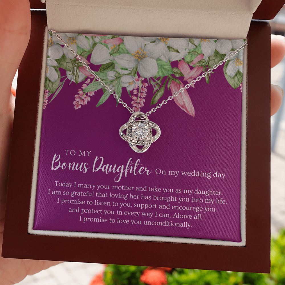 Stepdaughter Wedding Gift t | Promise Necklace 0550T2