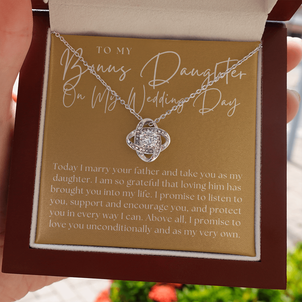 Stepdaughter Wedding Gift | Promise Necklace 0551T7