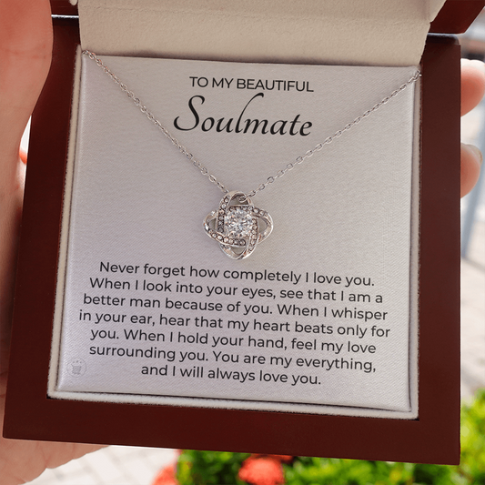 Gift For Wife, To My Soulmate | When I Necklace  0532T1