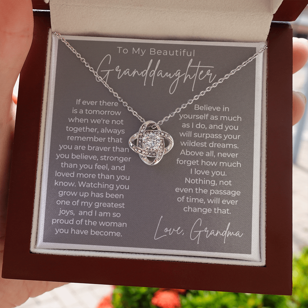 Granddaughter Gift | Believe Necklace 0547T5