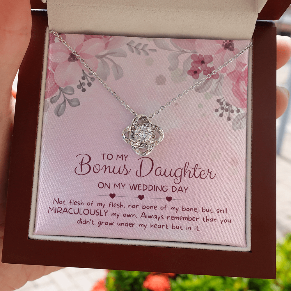 Stepdaughter Wedding Gift | In My Heart Necklace 0554T8