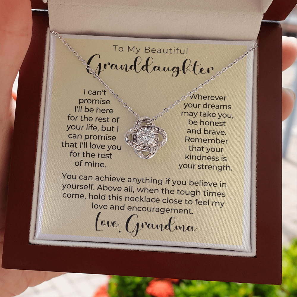 Granddaughter Gift | My Promise Necklace 0546T6