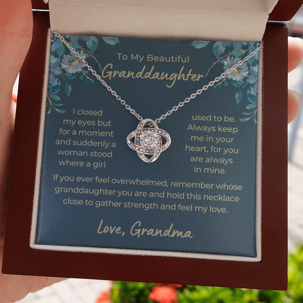 Granddaughter Gift | In My Heart Necklace 0544T13